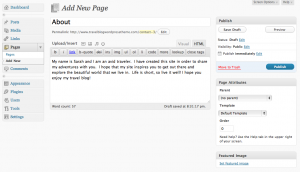 Fig L Adding an About Page